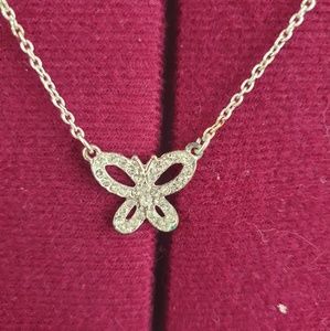 Jewled Butterfly Necklace